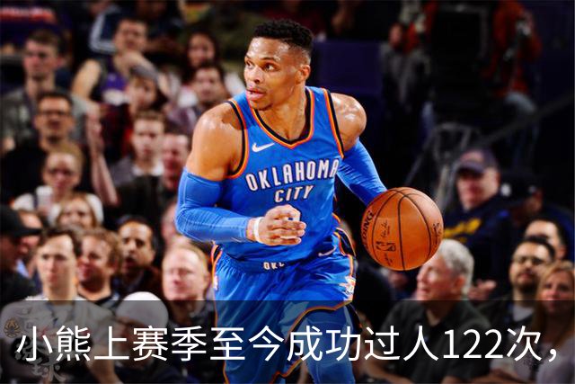小熊上赛季至今成功过人122次，五大联赛同期最多